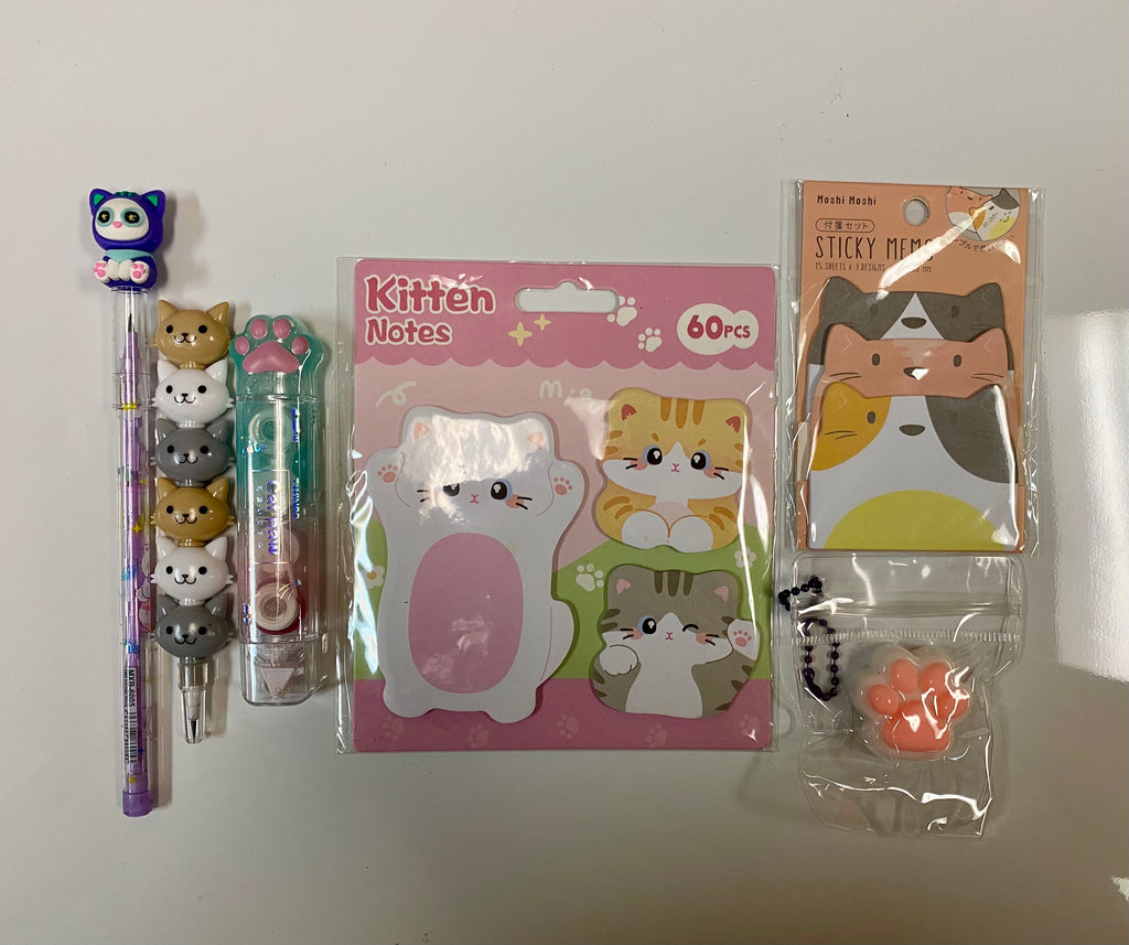 Cute Kitty Stationery Bundle